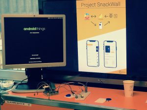 A snack wall for mobile devices (snackwalls are a typical Dutch thing)