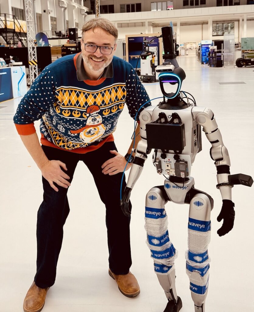 Ansgar with robot